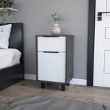Luxor Z Nightstand, One Cabinet, Superior Top, One Drawer B128P148938