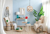 3- Light Farmhouse Chandelier, Rope Chandelier Globe Hanging Light Fixture with with Adjustable W2078137922