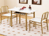 3-Piece Dining Table Set , Space-Saving Tuck-under Chair Design 77447985