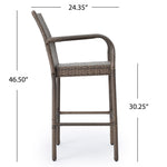 ZUN LITTLETON BARSTOOL 57113.00MCA