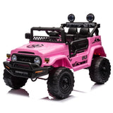 ZUN Licensed TOYOTA FJ Cruiser,12V Kids ride on car 2.4G W/Parents Remote Control,electric car for W1396107509