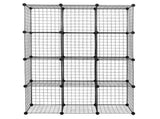12-Cube Organizer Cube Storage Storage Shelves Wire Cube Storage Origami Shelves Metal Grid 82647882