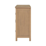 U_STYLE 4-Door Storage Sideboard with Adjustable Shelves and Retro Atimon Handles ,Ample N711P218615D