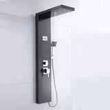 Stainless Steel Bathroom Shower Panel Rain Waterfall Spray with Handshower Kit 52586074