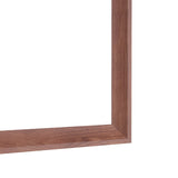 60"x30" Oversized Modern Rectangle Bathroom Mirror with walnut Frame Decorative Large Wall Mirrors W708P297663