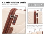HIFINE TOURIST 20"/24"/28" 3 pcs/set in ABS Spinner Wheel Luggage, Matching Color , With Combination W2787P278782