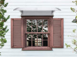HT-100 x 96cm Household Application Door & Window Rain Cover Eaves Gray Holder 43523055