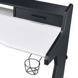 Black and White 2-Drawer Gaming Desk B062P215511