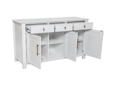 Cabinet with storage, for living and dining room entrance, large size, 3 doors and 3 drawers,white N780P295774K