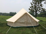 SAM&HAIBEI Canvas Tent Bell Tent Glamping, 4 Seasons Yurt Tent Camping, 4M/5M Cotton Canvas Tent W2967P228988