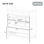 ZUN 30" Bathroom Vanity without Sink, Base Only, Multi-functional Bathroom Cabinet with Doors and N725P186143B