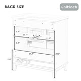 ZUN 30" Bathroom Vanity without Sink, Base Only, Multi-functional Bathroom Cabinet with Doors and N725P186143B