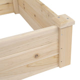61*61*20cm Wooden Planting Frame Ground Type 70248866