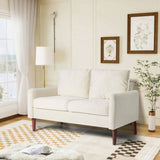 54" Velvet Sofa for Small Spaces, Modern Army Green Fabric Couch with Plush Comfort, Compact Living 79482785