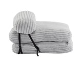 Latina Indoor Foldbable Bean Bag Lounge chair, Light Gray N775P265519G