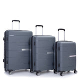 Hardshell Suitcase Double Spinner Wheels PP Luggage Sets Lightweight Durable Suitcase with TSA W284112582