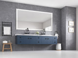 72 x 36 Inch LED Bathroom Mirror with Front and Backlight, Wall Mounted Vanity Mirror, Anti-Fog, W2287P279964