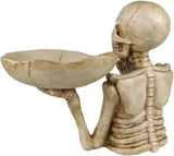 Skeleton Tray - Gothic Fruit Platter, Punk Style Candy Dish & Key Holder Halloween Candy Dish Decor 14467002