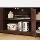 ZUN Modern Farmhouse TV Media Stand, Large Barn Inspired Home Entertainment Console, for TV Up to 80'', W1758P147680