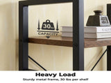 5-Tier Bookshelf, Modern Narrow Bookcase with 30lbs Shelf Capacity, Storage Shelf for Living 65859967