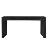 Convenience Concepts Wood Console Table/Desk with Real Wood Beads Decoration W2729P198987