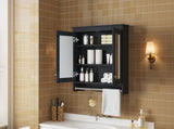 3-in-1 Bathroom Mirror Cabinet, 30 inch Wall Mounted Medicine Cabinet with Adjustable Shelves & Soft N710P405415B