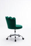 ZUN COOLMORE Swivel Shell Chair for Living Room/Bed Room, Modern Leisure office Chair Green W39523201