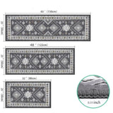 ZUN Kitchen Rug Sets 3 Piece with Runner Non Slip Kitchen Rugs and Mats Washable Kitchen Mats for Floor 67355265