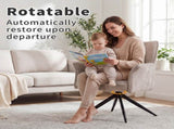Fabric dining chair set of 2 modern soft cushioned rotating dining chairs, comfortable backrest W3851P452803