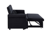 Artemax 55'' Modern Shiny Velvet Convertible Loveseat Sleeper Sofa Couch w/ 2 Lumbar Pillows, W668100737