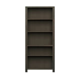 72 inch high 5-shelf Bookcase, No Assembly Required, Barnwood Finish GL-B108131553