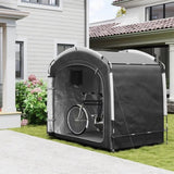 Black Bike Storage Shed Tent for 3-4 Bicycles 60961106