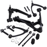 ZUN 12Pcs Suspension Front Lower Control Arms Tierod Kit for GMC Sierra 1500 07-13 09652658