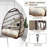 Swing Hammock Egg Basket Chairs Without Stand Indoor Outdoor, UV Resistant Cushion Hanging Chair, W2707P184371