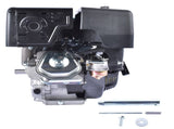 4 Stroke 15HP 420cc Gas Black, Horizontal Shaft OHV Gas Motor, Recoil Start Go Kart Motor 19782606