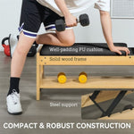 ZUN Wooden Adjustable Weight Bench 59421374