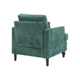 COOLMORE Wood Frame Armchair, Modern Accent Chair Lounge Chair for Living Room,Tufted Club Chair, W395P151904