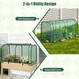 4-foot Mini Tunnel Greenhouse - Green 69959758