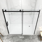 56"-60"W x 70"H Frameless Shower Door, Sliding Shower Door, with Premium 5/16" Thick Tempered W2011P197887