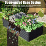 ZUN 6x3x1.5ft Galvanized Raised Garden Bed, Outdoor Planter Garden Boxes Large Metal Planter Box for W1859P197913