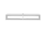 Klein FloatingTV Stand, Space-Saver Design with Functional Shelves, White B097P474313