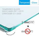 56"-60"W x 70"H Frameless Shower Door, Sliding Shower Door, with Premium 5/16" Thick Tempered W2011P197887