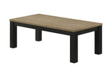 Brown Black 3-Piece Living Room Table Set Table Top Cocktail Table and Two Matching End Tables B011P244305
