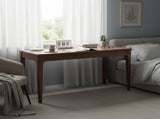 Solid Wood Desk with Drawers, Standing Desk with Smooth Edges, Home Office Desk for Small Spaces, 41863372