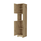 Charlotte Linen Cabinet, 2 Single Door Cabinet, Division, One Shelf B128P148896