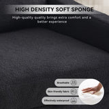 011-Teddy Fabric 360&deg Swivel Accent Chair with Upholstered,One Back Pillow,Armrest with Rivets W527P190836