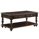 Modern Traditional Style Cocktail Table Lift Top Storage Shelf Espresso Finish Living Room Furniture B011P297496