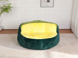 Oversized Bean Bag Chairs,Multicolor Faux Fur Couch Filled with Shredded Sponge,Large Lounger Sofa 34352356