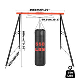Porch Swing Frame, 550lbs Weight Capacity Swing Stand, Heavy Duty A-Frame Swing, Swing Stand Frame 36420314