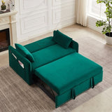 MH" Sleeper Sofa Bed w/USB Port, 3-in-1 adjustable sleeper with pull-out bed, 2 lumbar pillows and W1193137590